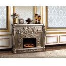 Sorina 66" Fireplace, Antique Silver Finish Acme