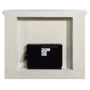 Adara 62" Fireplace, Antique White Finish Acme