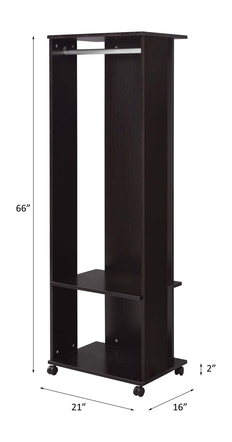 Kolen Hall Tree, Espresso Finish Acme