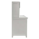 Lacey Writing Hutch, White Finish Acme