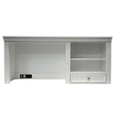 Lacey Writing Hutch, White Finish Acme