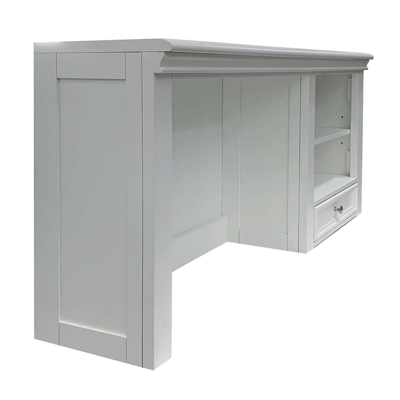 Lacey Writing Hutch, White Finish Acme