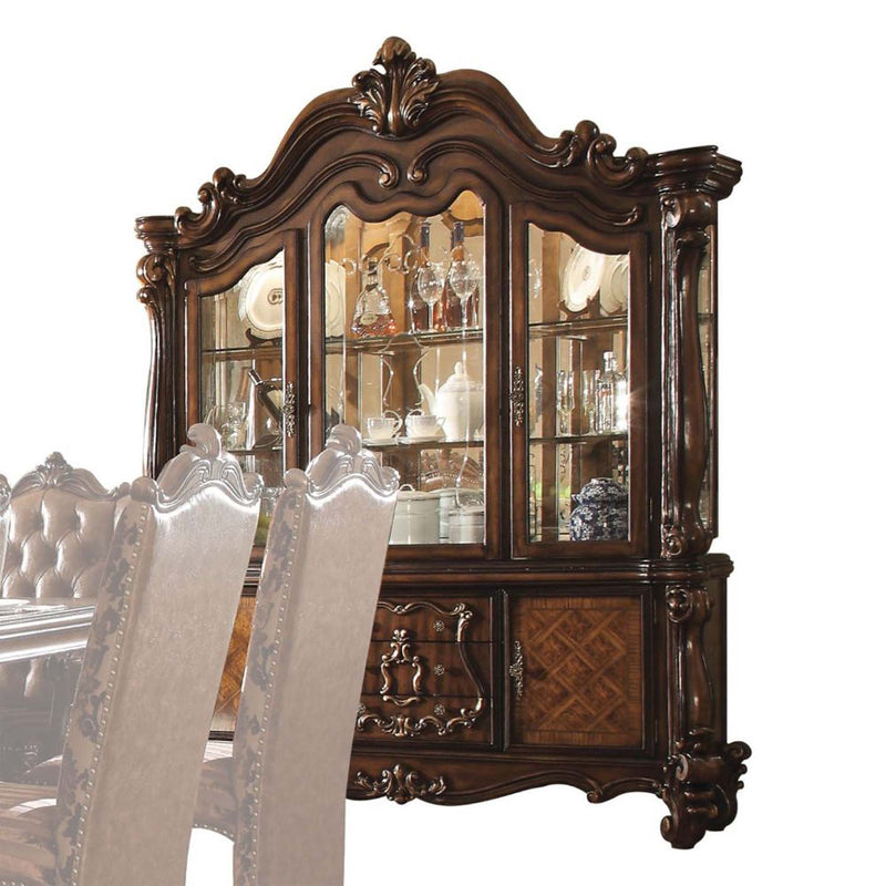 Versailles Buffet & Hutch, Cherry Oak Finish Acme