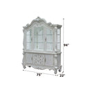 Versailles Buffet & Hutch, Bone White Finish Acme