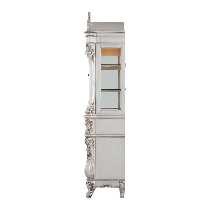 Gorsedd Buffet & Hutch, Golden Ivory Finish Acme
