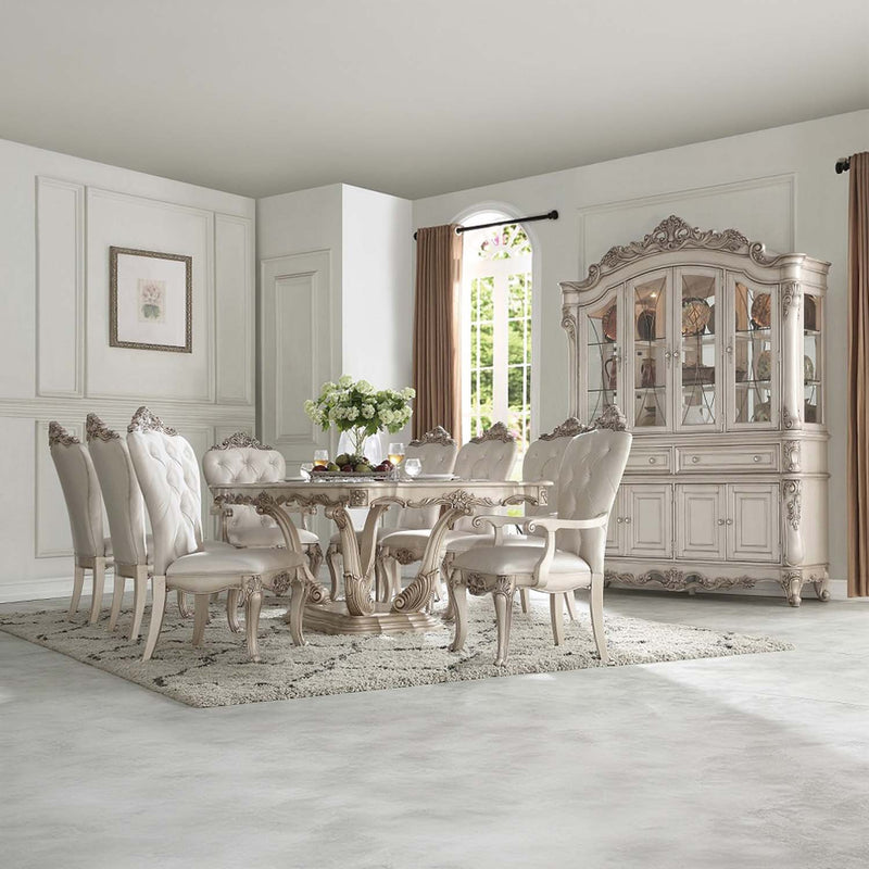 Gorsedd Buffet & Hutch, Golden Ivory Finish Acme