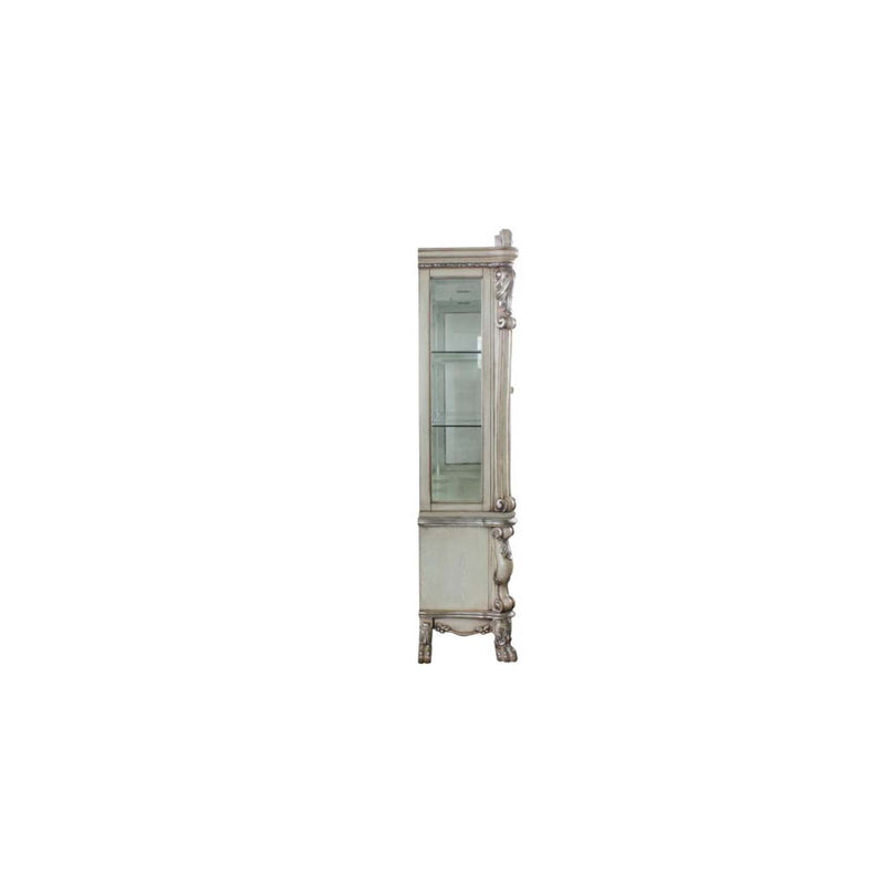 Dresden Buffet & Hutch, Vintage Bone White Finish Acme