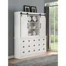 Renske Buffet & Hutch, Antique White Finish Acme