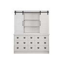 Renske Buffet & Hutch, Antique White Finish Acme