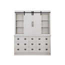 Renske Buffet & Hutch, Antique White Finish Acme