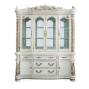 Vendome Buffet & Hutch, Antique Pearl Finish Acme