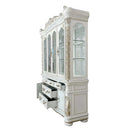 Vendome Buffet & Hutch, Antique Pearl Finish Acme