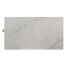 Lanzo Kitchen Island, Marble Top & Antique Pewter Finish Acme