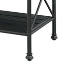 Brahm Kitchen Island, White Marble Top & Gray Finish Acme