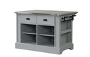 Urrur Kitchen Island, Gray Finish Acme