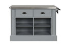 Urrur Kitchen Island, Gray Finish Acme