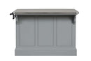 Urrur Kitchen Island, Gray Finish Acme