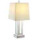 Noralie Table Lamp, Mirrored & Faux Stones Acme
