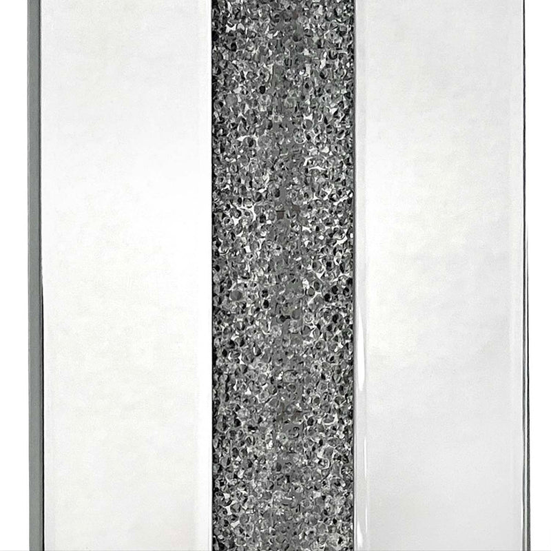 Noralie Table Lamp, Mirrored & Faux Stones Acme