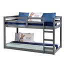 Gaston Twin Loft Bed, Gray Finish Acme