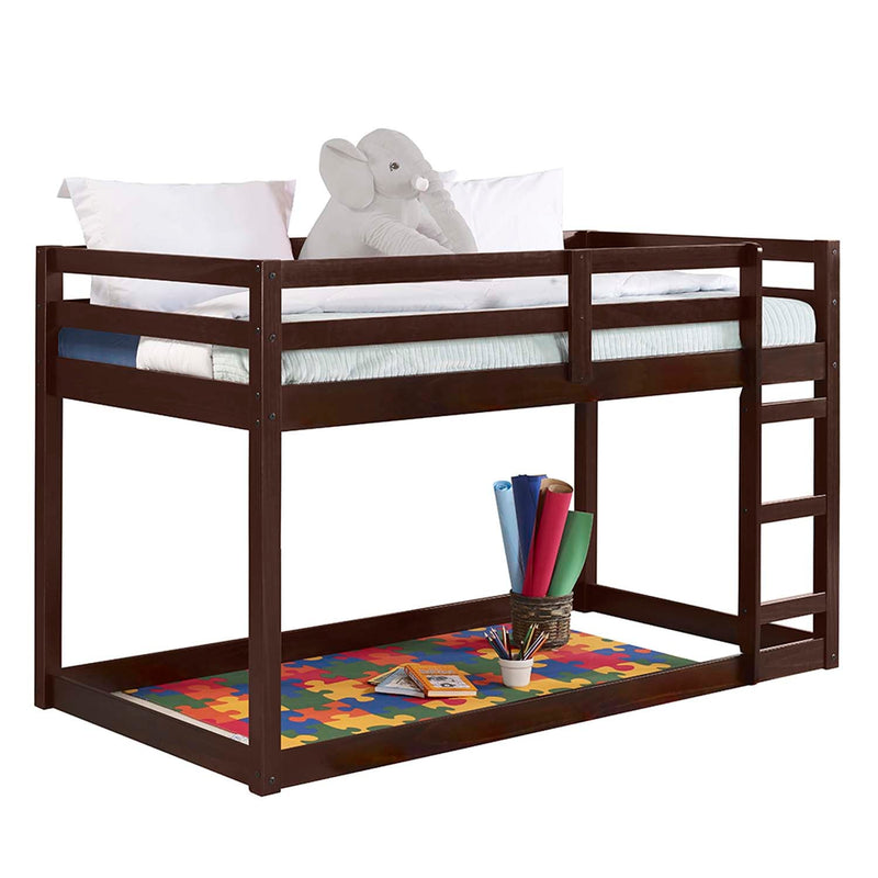 Gaston Twin Loft Bed, Espresso Finish Acme