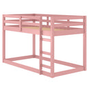Gaston II Twin Loft Bed, Pink Finish Acme