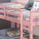 Gaston II Twin Loft Bed, Pink Finish Acme