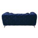 Atronia 72" Loveseat, Blue Velvet Acme