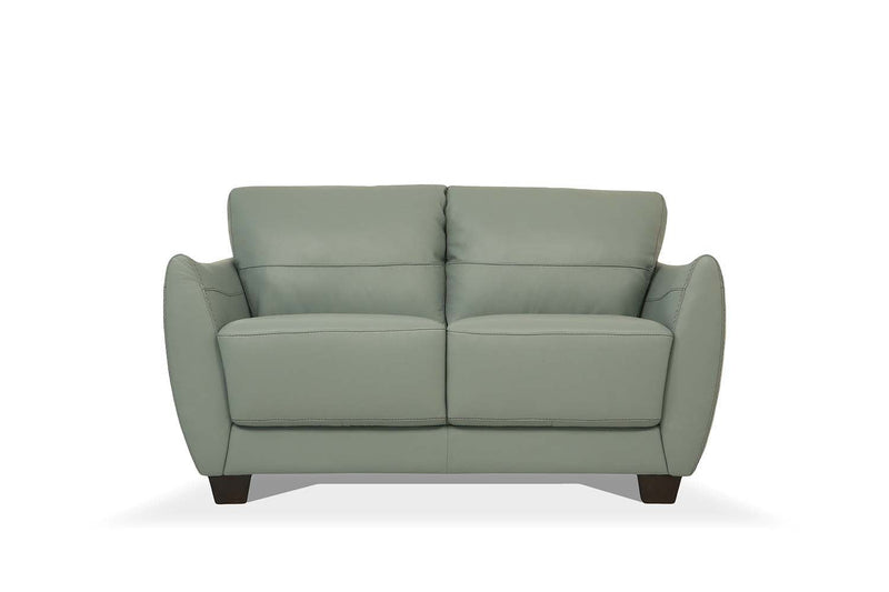 Valeria 57" Loveseat, Watery Leather Acme