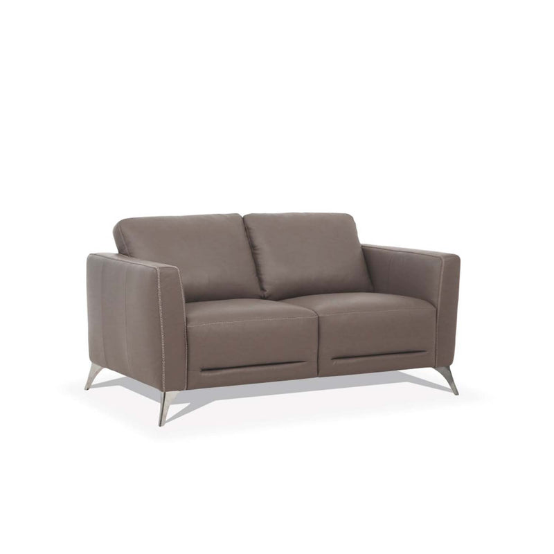 Malaga 59" Loveseat, Taupe Leather Acme
