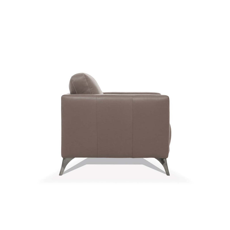 Malaga 59" Loveseat, Taupe Leather Acme
