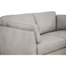 Matias 59" Loveseat, Dusty White Leather Acme