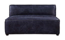 Birdie Modular - Armless 52" Loveseat, Vintage Blue Top Grain Leather Acme