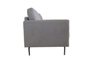 Kyrene 61" Loveseat, Light Gray Linen Acme