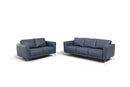 Astonic 62" Loveseat, Blue Leather Acme