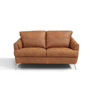 Safi 59" Loveseat, Cappuccino Leather Acme