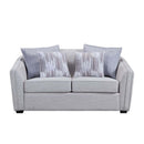 Mahler II 65" Loveseat w/4 Pillows, Beige Linen Acme