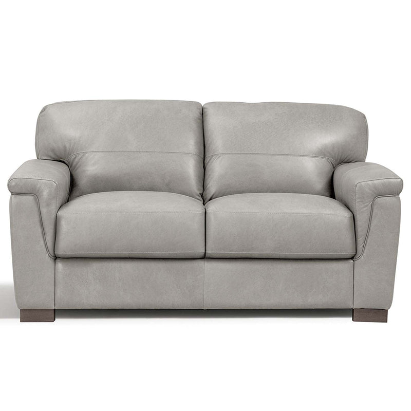 Cornelia 67" Loveseat, Pearl Gray Leather Acme