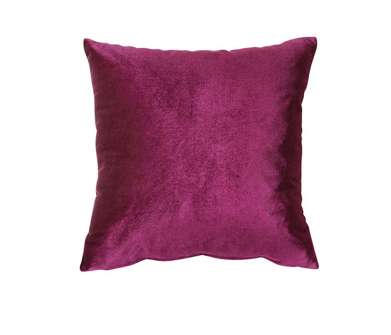 Heibero 67" Loveseat w/2 Pillows, Burgundy Velvet Acme