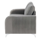 Wenona 59" Loveseat, Gray Velvet Acme