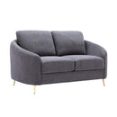 Yuina 60" Loveseat, Gray Linen Acme