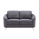Yuina 60" Loveseat, Gray Linen Acme