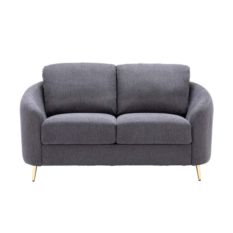 Yuina 60" Loveseat, Gray Linen Acme