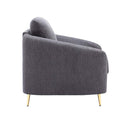 Yuina 60" Loveseat, Gray Linen Acme