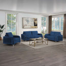Wenona 59" Loveseat, Blue Velvet Acme