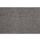 Florian 70.5" Loveseat w/3 Pillows, Gray Fabric & Antique White Finish Acme