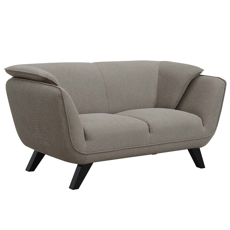 Nayeli 65" Loveseat, Brown Linen Acme