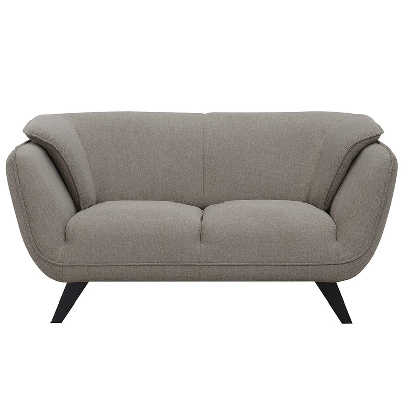 Nayeli 65" Loveseat, Brown Linen Acme