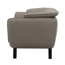 Nayeli 65" Loveseat, Brown Linen Acme