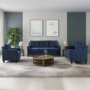 Horatio 58" Loveseat, Navy Chenille Acme
